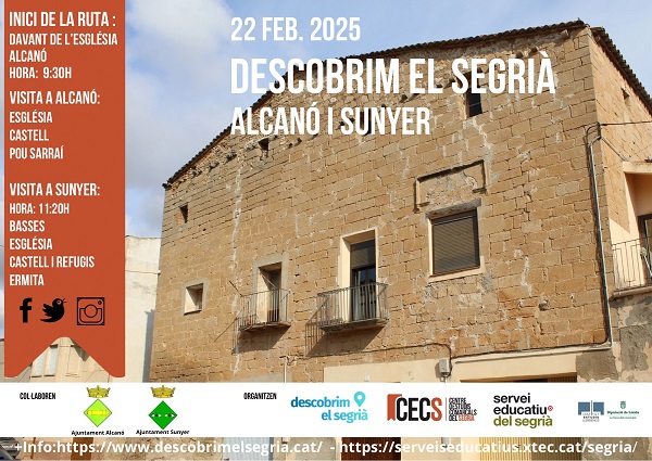 Cartell Sortida Alcanó i Sunyer